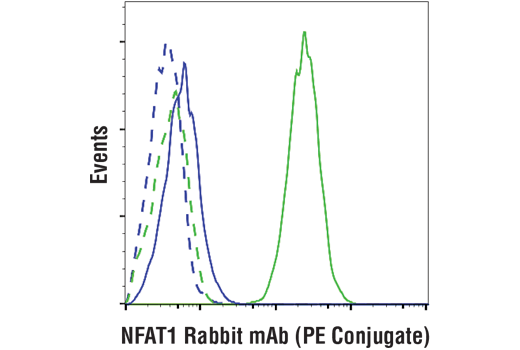 Flow Cytometry Image 1: NFAT1 (D43B1) XP® Rabbit mAb (PE Conjugate)