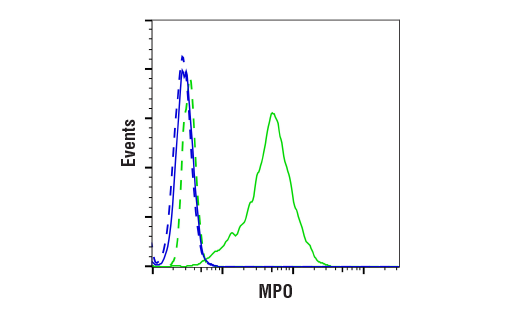 Flow Cytometry Image 1: Myeloperoxidase (E1E7I) XP® Rabbit mAb