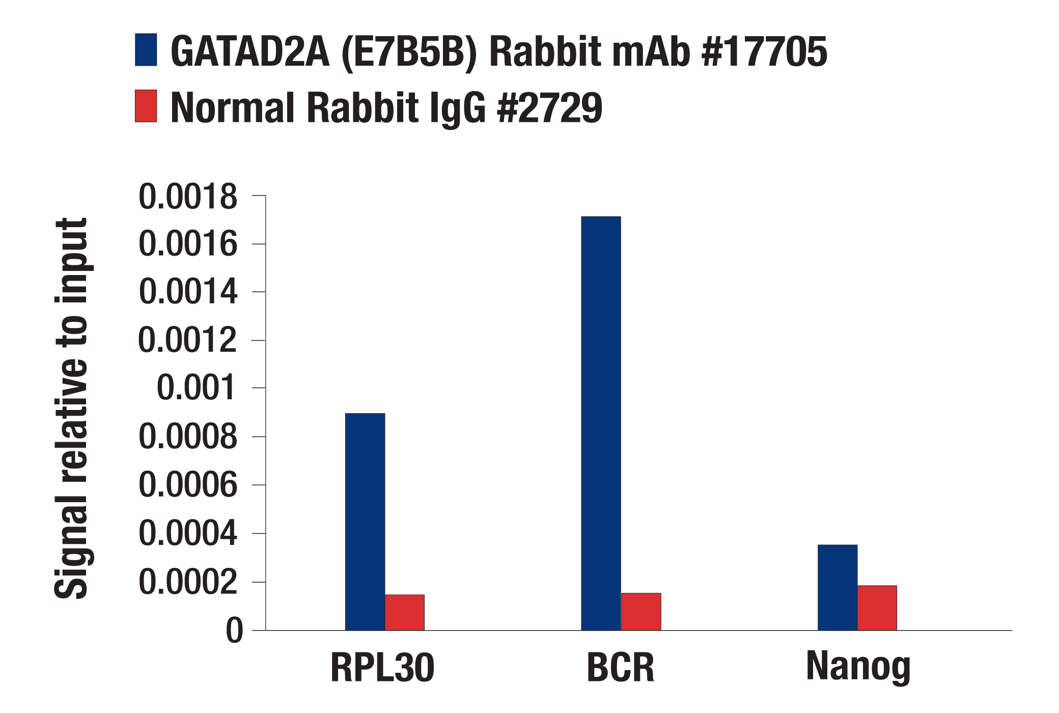 Chromatin Immunoprecipitation Image 1: GATAD2A (E7B5B) Rabbit mAb
