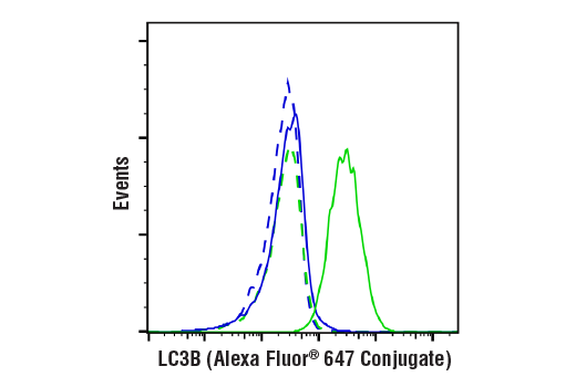 Flow Cytometry Image 1: LC3B (E5Q2K) Mouse mAb (Alexa Fluor® 647 Conjugate)