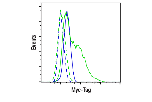 Flow Cytometry Image 2: Myc-Tag (9B11) Mouse mAb