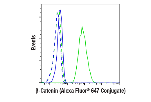 Flow Cytometry Image 1: β-Catenin (D10A8) XP® Rabbit mAb (Alexa Fluor® 647 Conjugate)