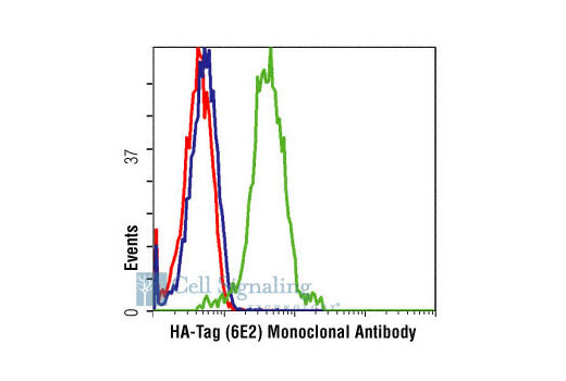 Flow Cytometry Image 1: HA-Tag (6E2) Mouse mAb (BSA and Azide Free)