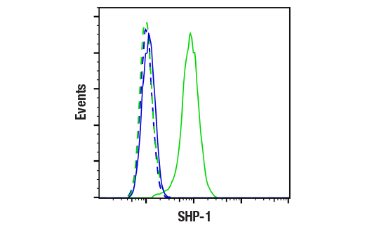 Flow Cytometry Image 1: SHP-1 (E1U6R) Rabbit mAb
