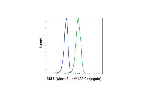 Flow Cytometry Image 1: BCL6 (D4I2V) XP® Rabbit mAb (Alexa Fluor® 488 Conjugate)