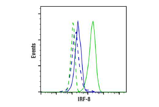 Flow Cytometry Image 1: IRF-8 (E6J8Q) XP® Rabbit mAb (BSA and Azide Free)