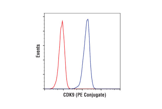 Flow Cytometry Image 1: CDK9 (C12F7) Rabbit mAb (PE Conjugate)