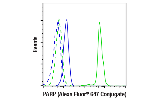 Flow Cytometry Image 1: PARP (46D11) Rabbit mAb (Alexa Fluor® 647 Conjugate)