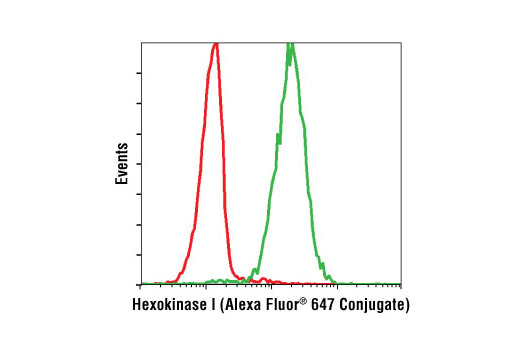 Flow Cytometry Image 1: Hexokinase I (C35C4) Rabbit mAb (Alexa Fluor® 647 Conjugate)