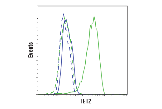Flow Cytometry Image 1: TET2 (D6C7K) Rabbit mAb