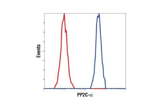 Flow Cytometry Image 1: PP2C-α (D18C10) XP® Rabbit mAb (BSA and Azide Free)