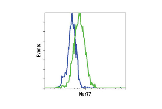 Flow Cytometry Image 1: Nur77 (D63C5) XP® Rabbit mAb