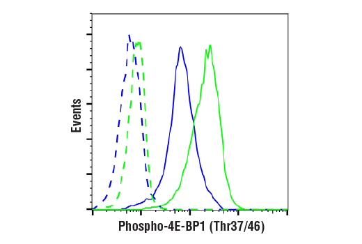 Flow Cytometry Image 1: Phospho-4E-BP1 (Thr37/46) (236B4) Rabbit mAb (BSA and Azide Free)