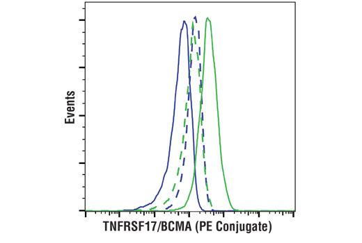 Flow Cytometry Image 1: TNFRSF17/BCMA (E6D7B) Rabbit mAb (PE Conjugate)