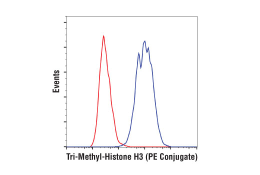 Flow Cytometry Image 1: Tri-Methyl-Histone H3 (Lys36) (D5A7) XP® Rabbit mAb (PE Conjugate)