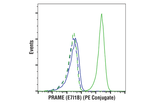 Flow Cytometry Image 1: PRAME (E7I1B) Rabbit mAb (PE Conjugate)