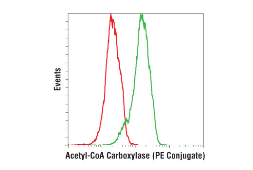 Flow Cytometry Image 1: Acetyl-CoA Carboxylase (C83B10) Rabbit mAb (PE Conjugate)