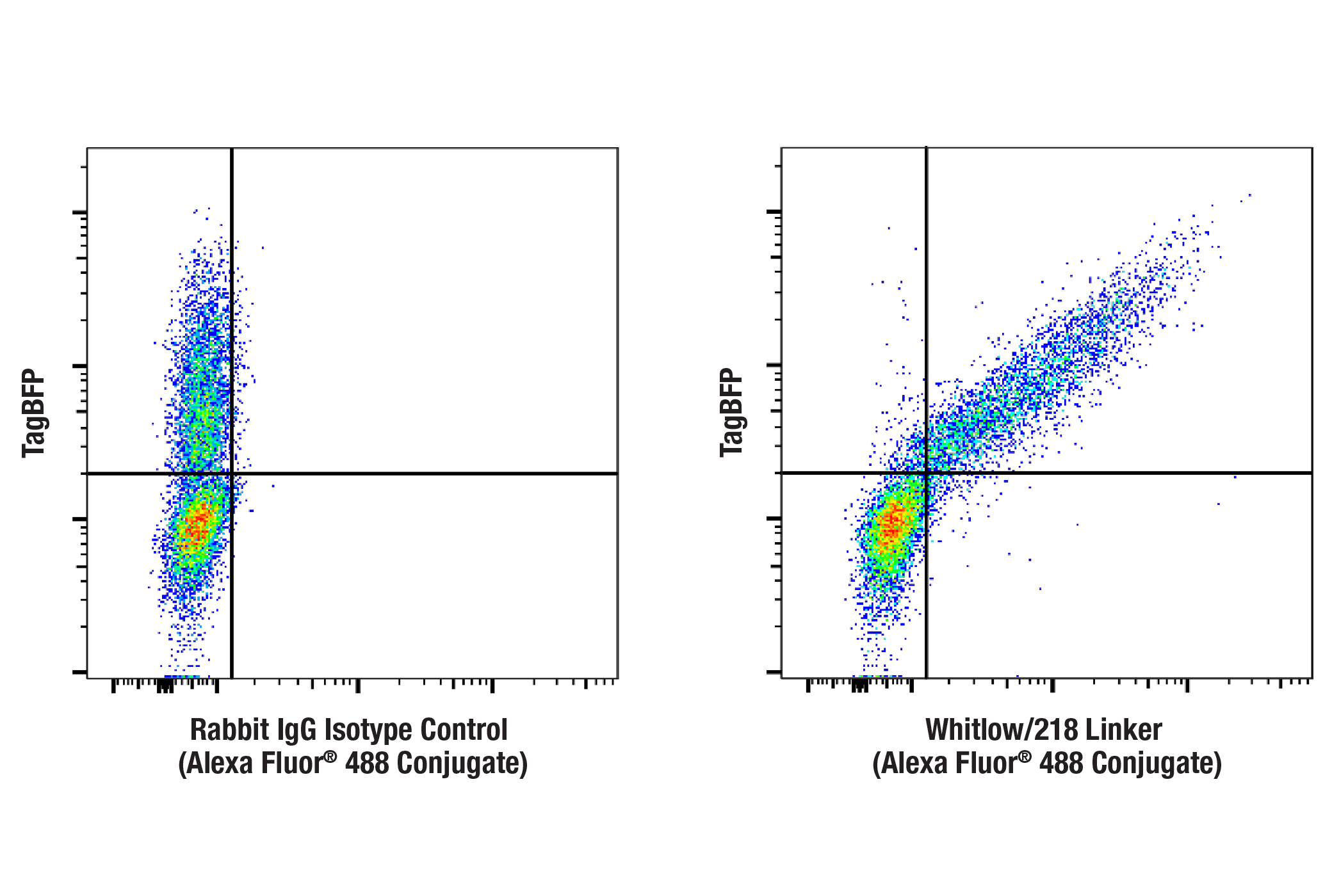 Flow Cytometry Image 1: Whitlow/218 Linker (E3U7Q) Rabbit mAb (Alexa Fluor® 488 Conjugate)