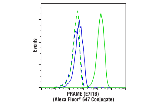 Flow Cytometry Image 1: PRAME (E7I1B) Rabbit mAb (Alexa Fluor® 647 Conjugate)