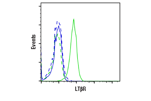 Flow Cytometry Image 1: LTβR (E5I6X) Rabbit mAb