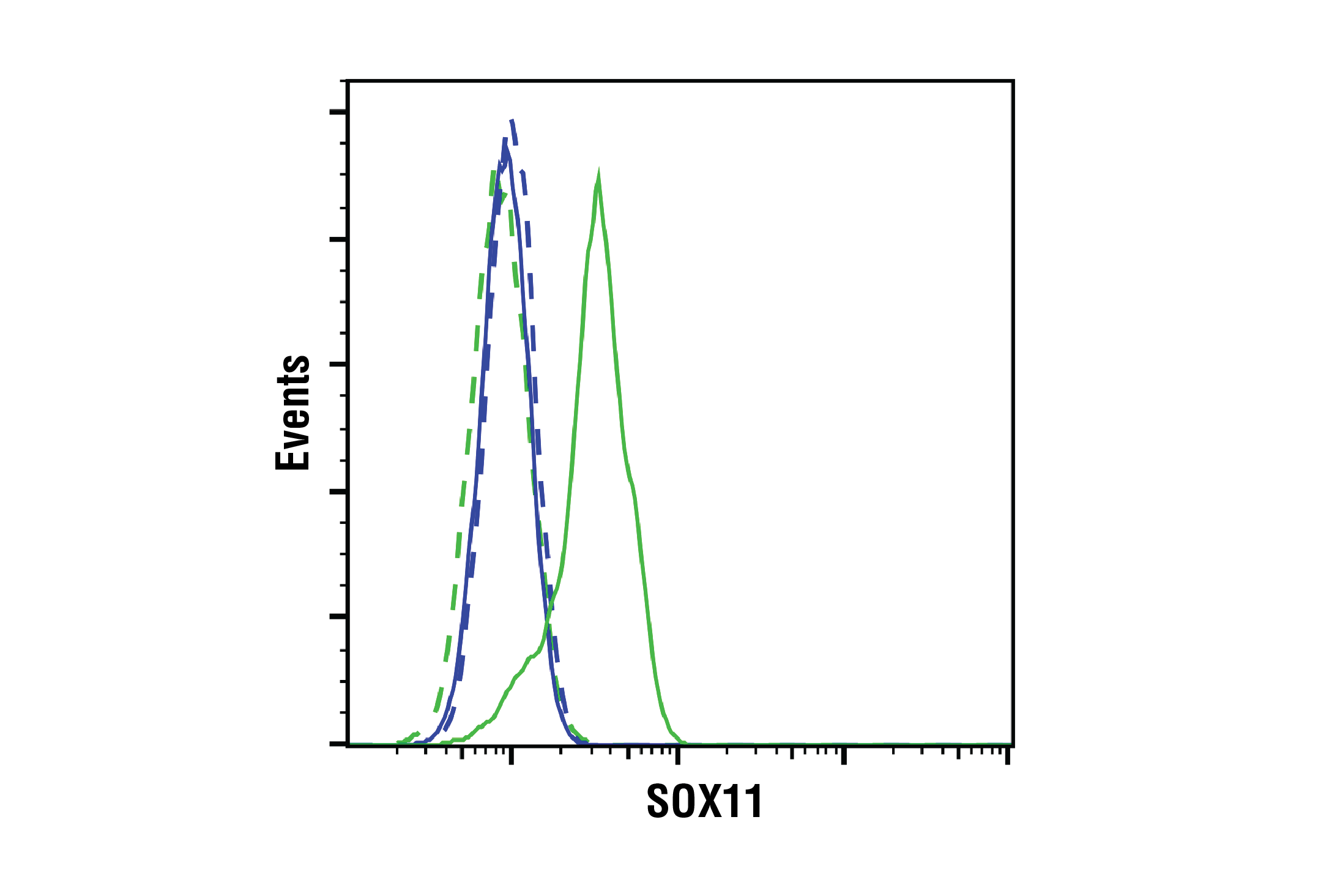 Flow Cytometry Image 1: SOX11 (E7G9N) Rabbit mAb
