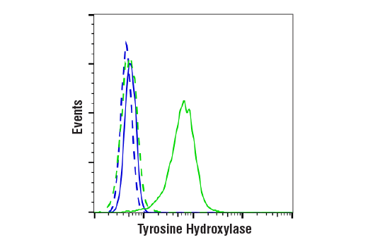 Flow Cytometry Image 1: Tyrosine Hydroxylase (E2L6M) Rabbit mAb