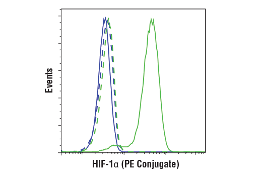 Flow Cytometry Image 1: HIF-1α (D1S7W) XP® Rabbit mAb (PE Conjugate)