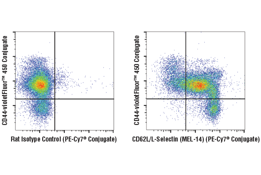 Flow Cytometry Image 2: CD62L/L-Selectin (MEL-14) Rat mAb (PE-Cy7® Conjugate)