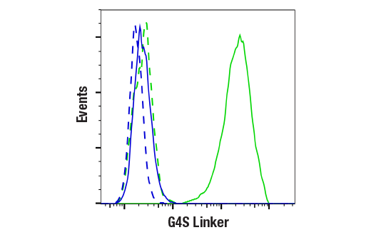 Flow Cytometry Image 2: G4S Linker (E7O2V) Rabbit mAb (BSA and Azide Free)