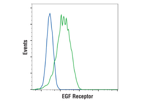 Flow Cytometry Image 1: EGF Receptor (D1P9C) Rabbit mAb
