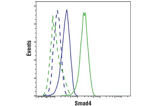 Flow Cytometry Image 1: SMAD4 (D3R4N) XP® Rabbit mAb (BSA and Azide Free)