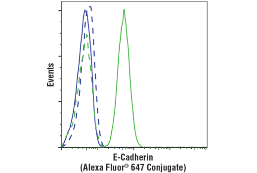 Flow Cytometry Image 1: E-Cadherin (4A2) Mouse mAb (Alexa Fluor® 647 Conjugate)