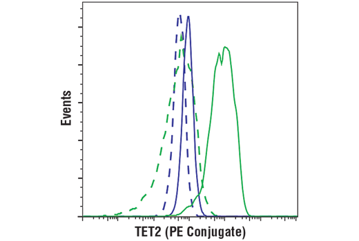 Flow Cytometry Image 1: TET2 (D6C7K) Rabbit mAb (Mouse Specific) (PE Conjugate)