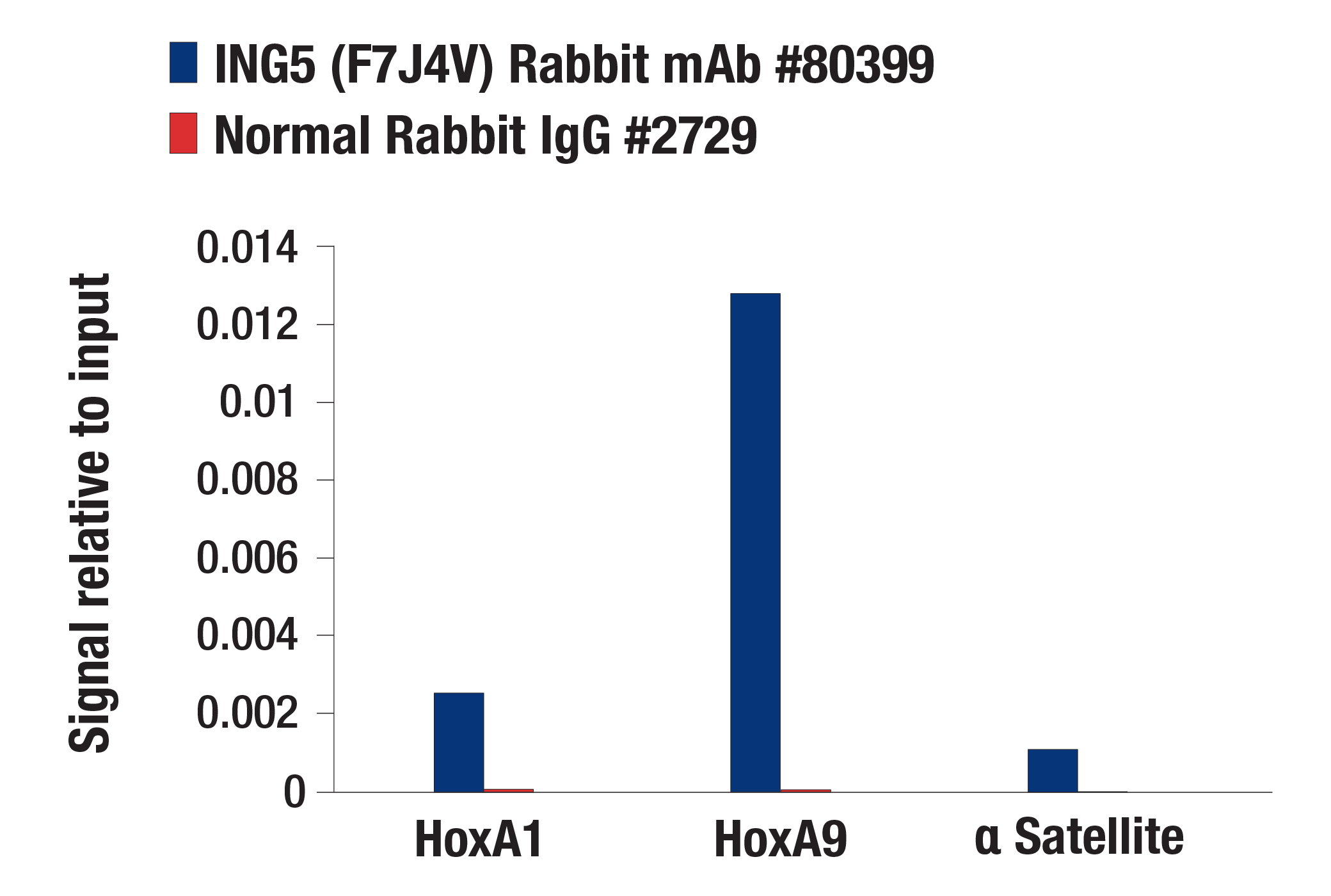 Chromatin Immunoprecipitation Image 1: ING5 (F7J4V) Rabbit mAb