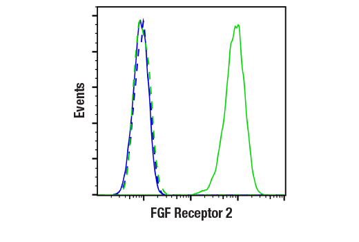 Flow Cytometry Image 2: FGF Receptor 2 (D4L2V) Rabbit mAb (BSA and Azide Free)