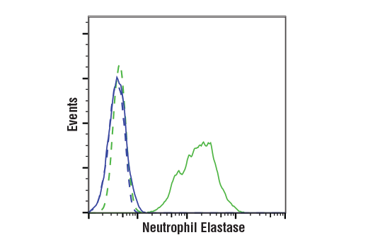 Flow Cytometry Image 1: Neutrophil Elastase (E9C9L) XP® Rabbit mAb