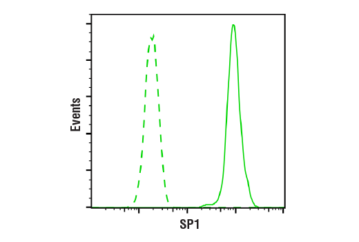 Flow Cytometry Image 1: SP1 (D4C3) Rabbit mAb