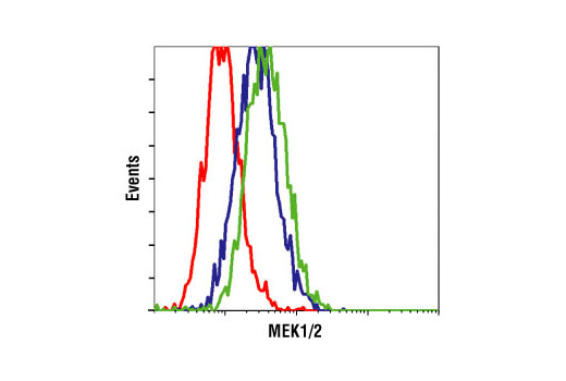 Flow Cytometry Image 1: MEK1/2 (L38C12) Mouse mAb (BSA and Azide Free)