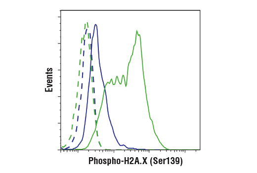 Flow Cytometry Image 1: Phospho-Histone H2A.X (Ser139) (D7T2V) Mouse mAb (BSA and Azide Free)