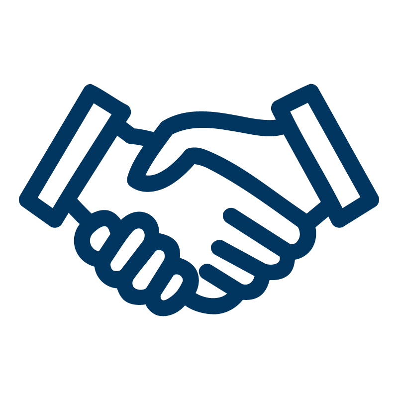 Icon of a handshake