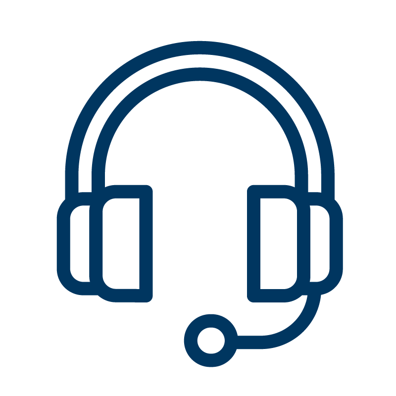 Icon of a phone headset