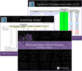 PTMScan Sample Report Icon